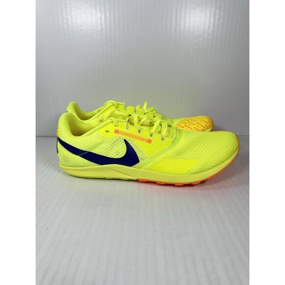 Nike Men’s 9.5 Rival XC 6 Cross-Country Spikes Volt/Total Orange DX7999-701 NEW - Picture 1 of 8